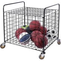 Nouveau chariot de collecte de balles de football portable Accessoire pour un stockage et un transport pratiques