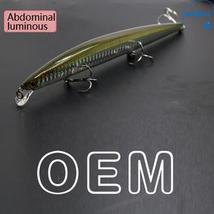 Appât flottant de grande <span class=keywords><strong>taille</strong></span>, 175mm, 25g, OEM, leurre pour poisson nageur, méné, pêche en eau salée - Product Image 4