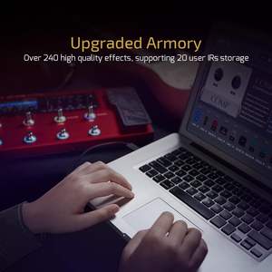 Pedal Procesador Multiefectos VALETON con Pedal de Expresión, Bucle de Efectos, Entrada/Salida MIDI, Modelado de Amplificador de <span class=keywords><strong>Guitarra</strong></span>/Bajo, Gabinetes IR (Incluye 10) - Product Image 3