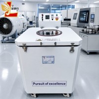 Machine de polissage centrifuge verticale en acier inoxydable Guangzhou LYH-L10 10L 1,5 kW avec moteur planétaire de finition pour métaux de précision