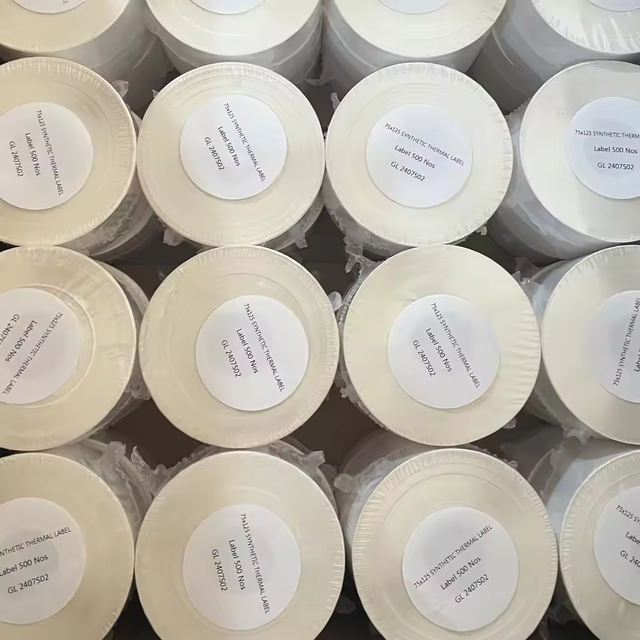 Custom Sticker Label High-Grade Three-Proof Thermal Barcode Label Hot Melt Adhesive Paper Thermal Label