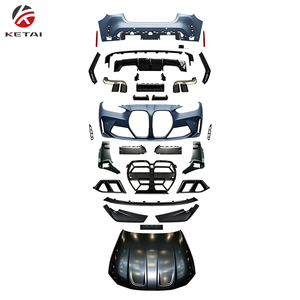 Kit Carrozzeria Stile M4 CS con Cofano per <span class=keywords><strong>BMW</strong></span> <span class=keywords><strong>Serie</strong></span> <span class=keywords><strong>4</strong></span> <span class=keywords><strong>Gran</strong></span> <span class=keywords><strong>Coupé</strong></span> G26, Paraurti Anteriore, Diffusore Posteriore, Minigonne Laterali, Montaggio Diretto, in ABS - Product Image 1