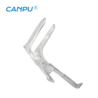 Dilatateur gynécologique jetable CANPU en plastique stérilisé EO, type bec de canard courbé, tailles S/M/L, pour usage clinique