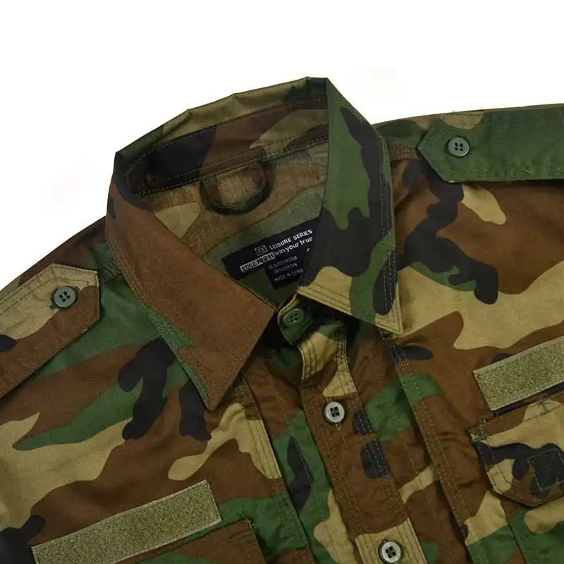 Xinxing Custom Woodland Camuflagem Tecido BDU Combate Roupas Tático Calças De Carga Uniformes Para Venda