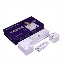 Ouvre-rideau vertical motorisé électrique rechargeable à batterie lithium, télécommande, Tuya WiFi, ensemble de luxe pour salon