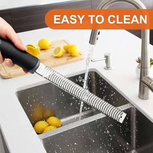 Hotselling Premium Safe Heavy Duty Cuisine Zesteur éplucheur <span class=keywords><strong>de</strong></span> <span class=keywords><strong>citron</strong></span> pour le fromage - Product Image 3