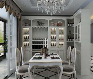 Custom Modern Design MDF Living Room Wine & Display <b>Cabinet</b> Storage <b>Door</b> Wardrobe Eco-Friendly Durable Space Saving Furniture - Product Image 2