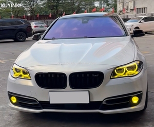 Accessoires automobiles KUYINKE, phares pour BMW Série 5 F10 F18 11-17, phares Angel Eyes, éclairage avant à commutation, Plug and Play - Product Image 2