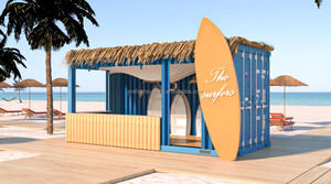 2025 nouveau Type plage conteneur préfabriqué conteneur surfeurs conteneur conteneur conteneur magasin - Product Image 5