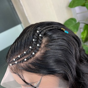 100% Virgin Human Hair Loose Bouncy <b>Wig</b> 13*4 Natural Color - Product Image 3