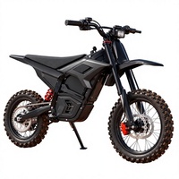 Moto tout-terrain électrique, pneus de moto tout-terrain, frein à disque, transmission par chaîne, double phare LED