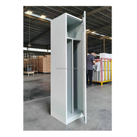 Casier en acier moderne à une seule porte, mobilier de bureau pour la maison, l'école, l'hôpital, armoire de rangement en métal pour vêtements