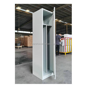 מודרני פלדה דלת יחיד רהיטי משרד לבית הספר בית החולים ארון אחסון מתכת בגדים - Product Image 2