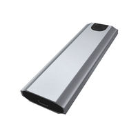 Boîtier en aluminium M2 SSD Boîtier pour disque dur Boîtier d'ordinateur noir couleur USB Boîtier pour disque dur mobile SATA 2.5 pouces Boîtier pour disque dur