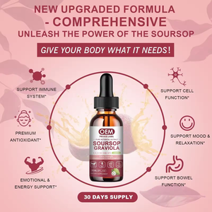 Organic Soursop Guanabana liquido gocce integratore Graviola liquido gocce integratori a base di erbe - Product Image 6