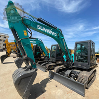 Excavadora Usada Sunward SWE80E, SWE60E, SWE90E, SWE150E, Económica y Eficiente, Maquinaria de Construcción para Proyectos Urbanos, Amplio Stock Disponible
