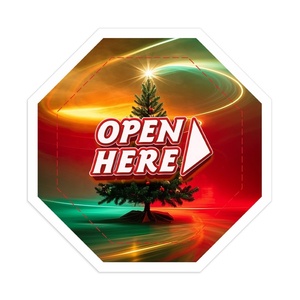 Tarjetas de Papel Personalizadas al por Mayor con Sistema de Desgarrar, Impresión Digital, Diseño Temático Navideño con Formas Especiales para EE. UU. - Product Image 3