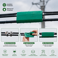 Reboil RB-A200 35kV Selbstverschweißendes Silikonkautschukband Feuerfest Wasserdicht UV-Beständig Elektrisches Isolierband 0,6m
