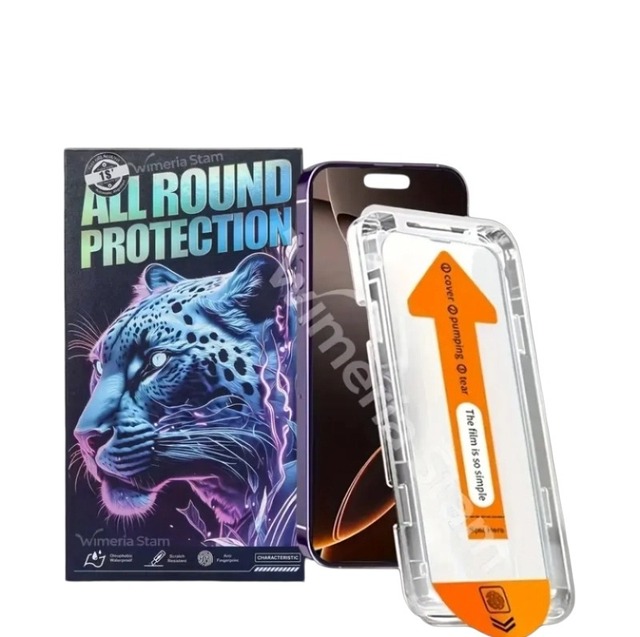 Automatic Dust Removal Clear Anti Spy Privacy Tempered Glass Screen Protector for iPhone 17 air 16 15 14 13 12 11 Pro Max Plus