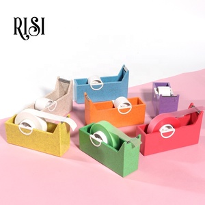Cortador de cinta profesional <span class=keywords><strong>RISI</strong></span> para pestañas, cinta cortadora colorida, dispensador cortador de cinta al por mayor, logotipo personalizado - Product Image 2