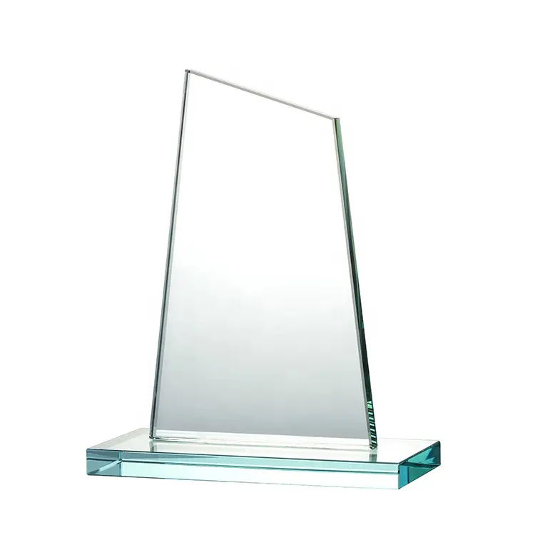 סיטונאי זול מגן ירקן זכוכית פלאק גביע K9 זכוכית קריסטל פרס למזכרת