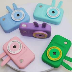Nouvel appareil photo pour enfants 3000W pixels, autofocus, grand angle 180°, motif lapin de dessin animé, jeux intégrés, mini caméra d'enregistrement 2,4 pouces - Product Image 2