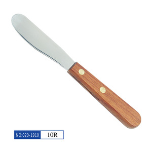 Espátula de yeso Star Teeth con mango de madera y cuchilla de acero inoxidable para hacer moldes 1R 2R 10R 11R - Product Image 4