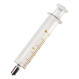 Personalizzabile Luer lucchetto siringa erogatrice 1ml 2ml 5ml 10ml 20ml 50ml 100ml siringa di vetro Luer Lock siringa dispensatrice per laboratorio - Product Image 2