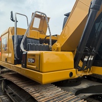 Excavatrice d'occasion CAT 320GC d'origine de haute qualité, composants principaux intactes, zéro fuite d'huile, pour les travaux de terrassement et de construction