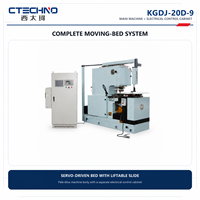 Machine à rainurer les noyaux de moteurs CTECHNO avec lit mobile et glissière relevable pour la production industrielle de moteurs KGDJ-20D