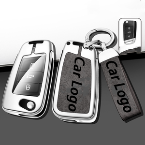 Nouvelle Housse de <span class=keywords><strong>Clé</strong></span> de Voiture Télécommande pour VW Golf 7 GTI POLO T-Cross Touran Tiguan Skoda Octavia Rapid Kodiaq Fabia <span class=keywords><strong>Seat</strong></span> Ibiza <span class=keywords><strong>Leon</strong></span> - Product Image 4
