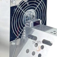 Machine de ventilateur de refroidissement électrique à détection automatique de gaufre à bulle d'oeuf entièrement en acier inoxydable 5-15 secondes affichage de plaquette de refroidissement rapide avec CE