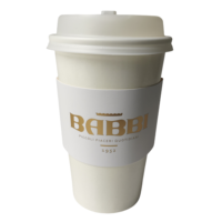 Manchons Personnalisables en Papier Ondulé Double Paroi pour Gobelets Boissons Chaudes/Froides Supports Isolants pour Café Thé à Emporter
