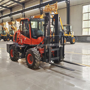 Carretilla elevadora hidráulica diésel integrada de 3,5 toneladas, carretilla elevadora todoterreno con tracción en las cuatro ruedas para secciones de carretera complejas - Product Image 1