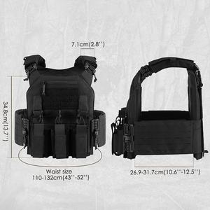Chaleco Táctico de Liberación Rápida, Ligero, Portaplacas, Ajustable, con Peso, para Caza y Entrenamiento al Aire Libre - Product Image 2