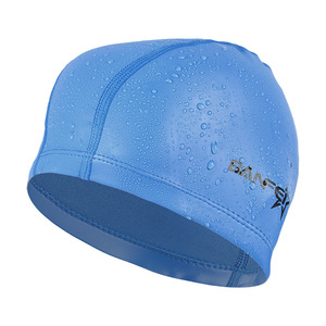 Gorro de Natación Impermeable con Recubrimiento de PU, Duradero y Cómodo, para Hombres, Mujeres y Adultos, Venta al Por Mayor - Product Image 1