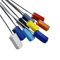Cadenas à fil métallique pour conteneur de fret en aluminium YSD-0 avec marquage personnalisé et sécurité de type Cinch