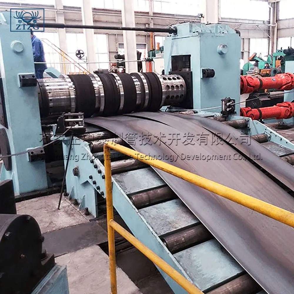 Automatic Slitting Line Coil Slitting Machine Tube Former With Slitter Coil Sheet Cutting Machine