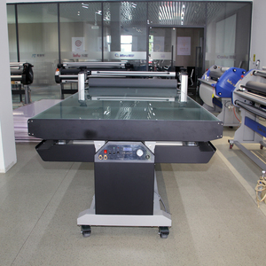 Laminateur à plat semi-automatique pneumatique intelligent LF1325-B4 1300x2500mm pour films, papiers, autocollants, panneaux de signalisation, bois/verre - Product Image 5