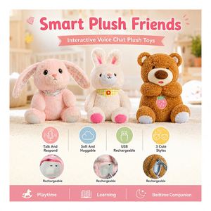 Premium AI Teddy Bear Stuffed Animal Rechargeable Speaker Voice Interaction Bedtime Comfort Plush Toy Wholesale - Product Image 3