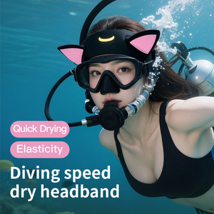 <span class=keywords><strong>GO</strong></span> LOVE JOY XTJ161 Diadema de Neopreno de Moda para Buceo, 1.5mm, con Orejas de Gato, para Buceo, Snorkel y Apnea, para Mujer - Product Image 1