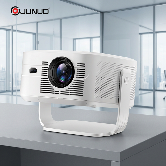 JUNUO Factory HY450Max Projector 1080P 800 ANSI Lumens 10W Speaker GTV Google TV Dongle Built-in BT Projector for Business