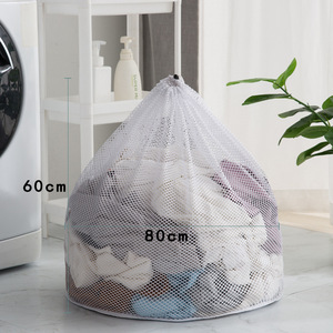 Bolsa de lavandería de malla con cordón de venta caliente, OEM, de malla fina y duradera, para lavadora - Product Image 6