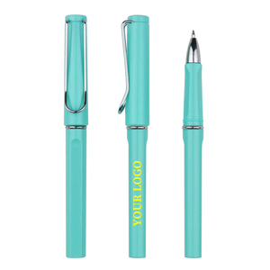 批发定制促销广告中性笔手写笔无最小起订量印刷滚筒笔带塑料标志 - Product Image 3