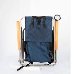 Silla de Playa Plegable Portátil de Acero Moderno Kejie con Capacidad para 250 Libras, Tela de Poliéster 600D, Diseño Fácil de Transportar - Product Image 2