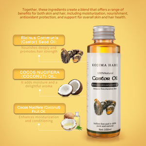 Formule biologique en gros Renforcement rapide Huile de romarin <span class=keywords><strong>Croissance</strong></span> des cheveux Huile essentielle de ricin pour tous les types de cheveux - Product Image 5