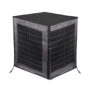 Waterproof AC Mesh Outdoor Unit Cover 600D Breathable Full <b>PVC</b> Mesh Removable <b>Top</b> Dust Cover for Air Conditioner - Product Image 1