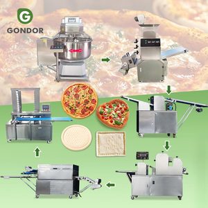 Fabrication Making Sauce Cheese Frozen Pizza Molding Machine Production Maker Topping Line Equipamentos - Product Image 1