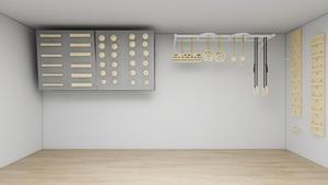 Ensemble de gymnastique à domicile avec anneaux, barre de traction, échelle et trapèze, mur d'escalade, équipement de jeu Montessori pour enfants - Product Image 6