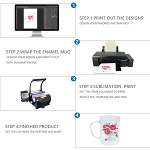 Tasse en verre imprimé avec Logo personnalisé, pour le café au lait, le thé ou le lait, avec poignée, bonne qualité, vente en gros, 1 unité - Product Image 5